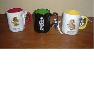 NWT Rae Dunn Harry Potter Mug Set - 3 Mugs Coffee Mug Gift Set